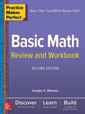 cover image of Practice Makes Perfect Basic Math Review and Workbook